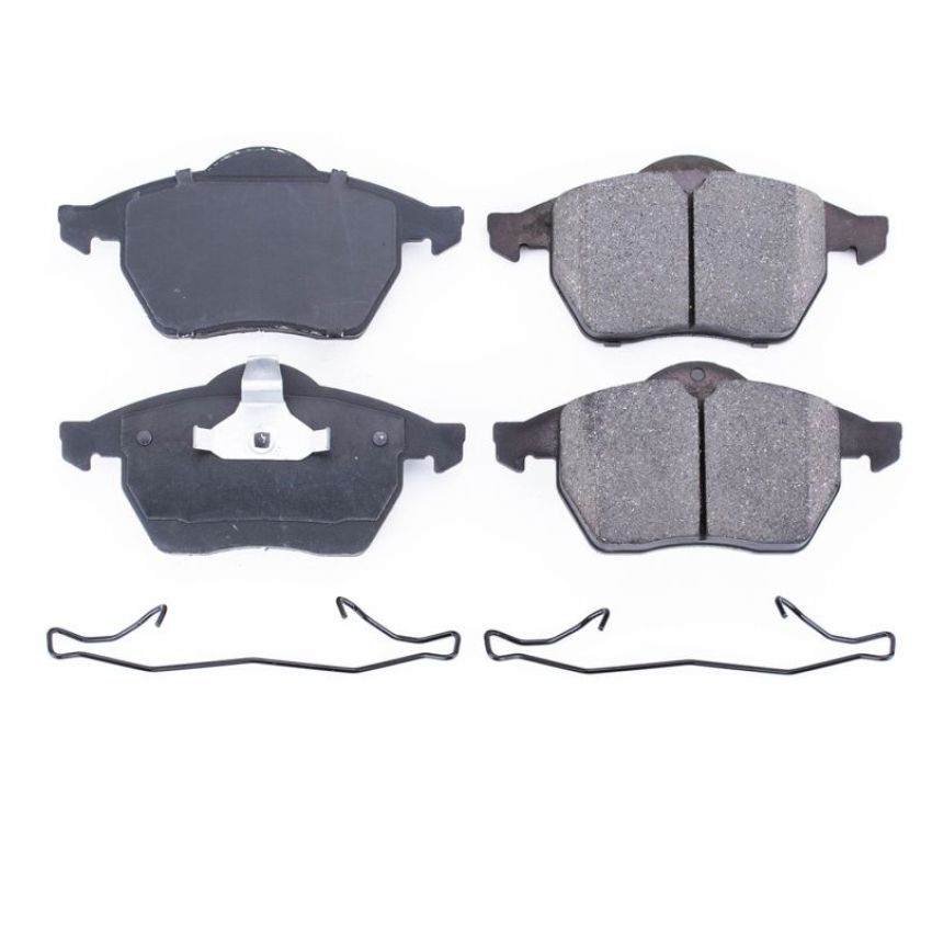 PowerStop 17-736 PowerStop - Z17 Low-Dust Ceramic Brake Pads with Hardware