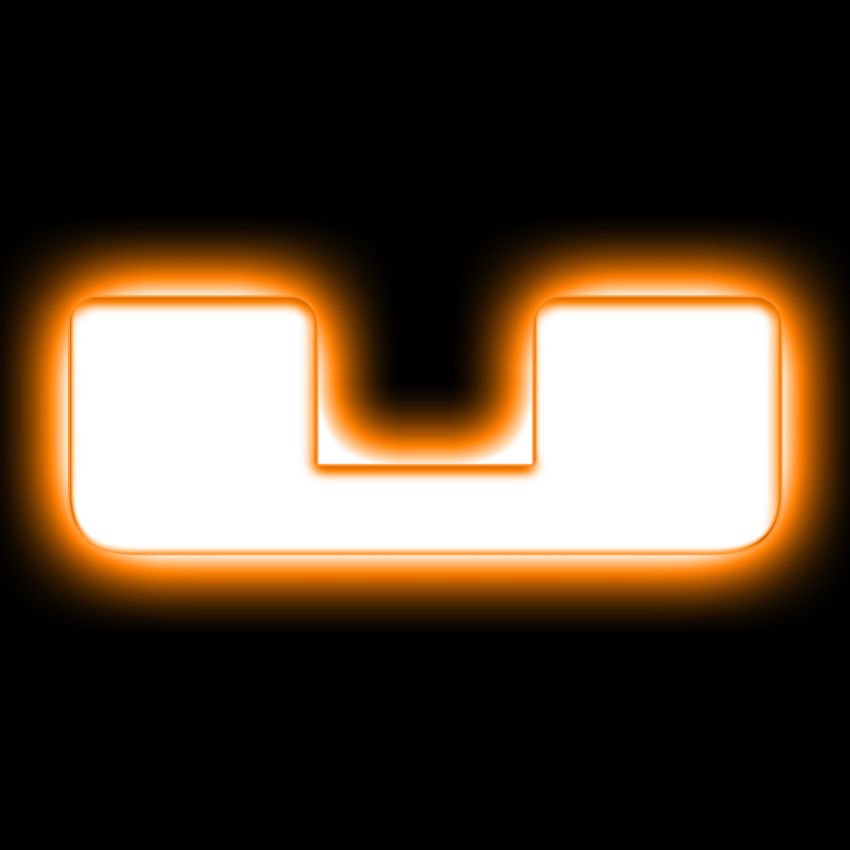 Oracle Lighting 3140-U-005 Universal Illuminated LED Letter Badges - Matte White Surface Finish - U