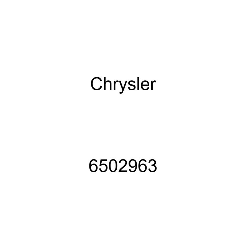 Genuine Chrysler 6502963 Springs Hex Flange Head Bolt