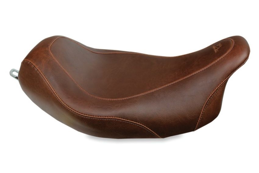 Mustang Motorcycle 76720 Mustang 08-21 Harley Electra Glide Std,Rd Glide,Rd King,Str Glide Tripper Solo Seat - Brown