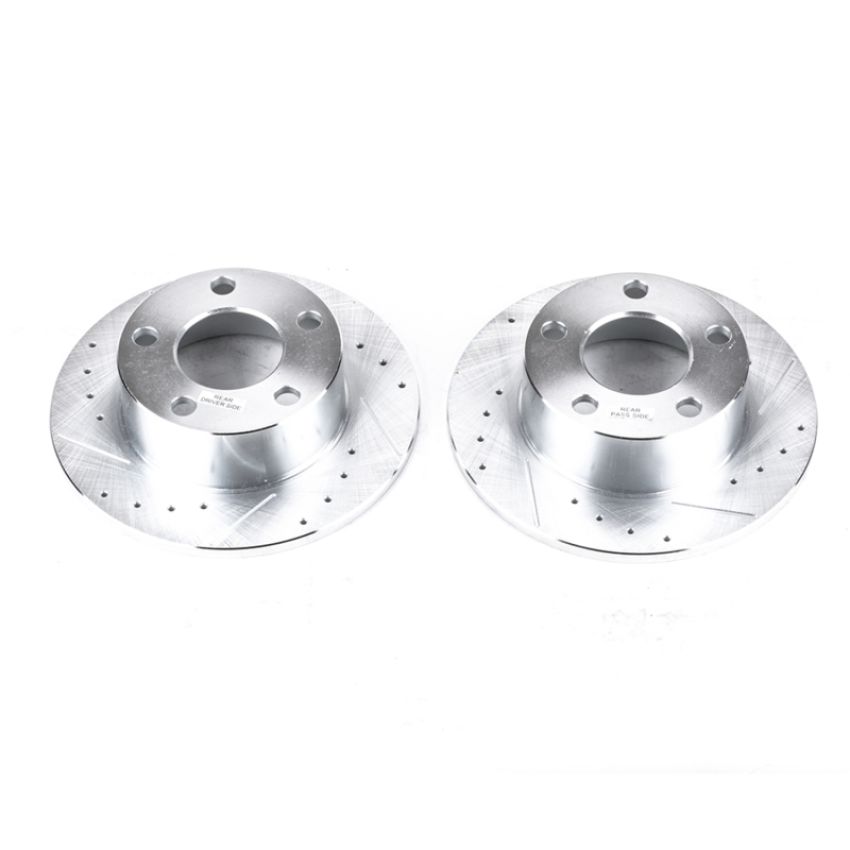 PowerStop EBR429XPR PowerStop Evolution Performance Drilled, Slotted & Plated Brake Rotor Pair