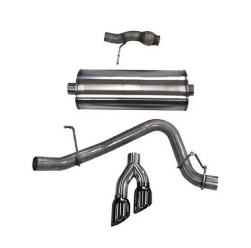CORSA Performance 14859BLK Corsa 2015-2020 ack Exhaust Sport 3in Single Side Twin Black 4in Tips 2015 Chevy Tahoe/GMC Yukon