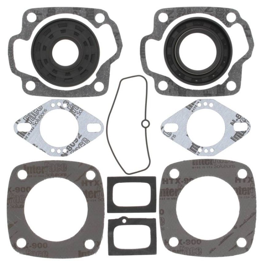 Vertex Pistons 711120B Vertex Gaskets 1975 Moto Ski Nuvik 305 FC/2 Complete Gasket Kit w/ Oil Seals