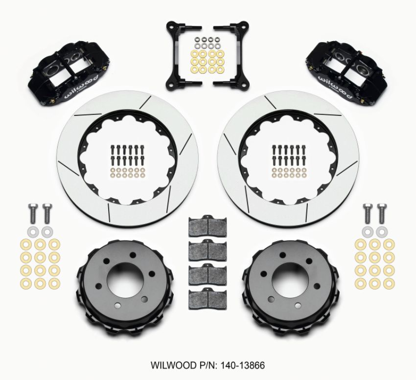 Wilwood 140-13866 Narrow Superlite 4R RearTruck Kit 14.25in 2012-Up Ford F150 (6 lug)