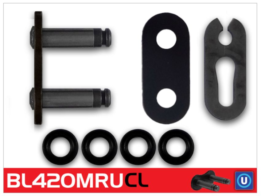 RK Chain BL420MRU-CL MRU420 U-Ring Clip Link