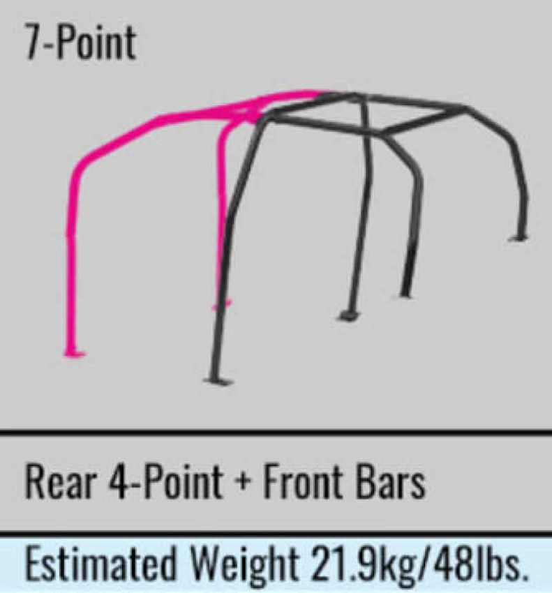 Cusco 560 265 L Chro-moly Roll Cage Through Dash 7 Point CP9A (S/O / No Cancel)
