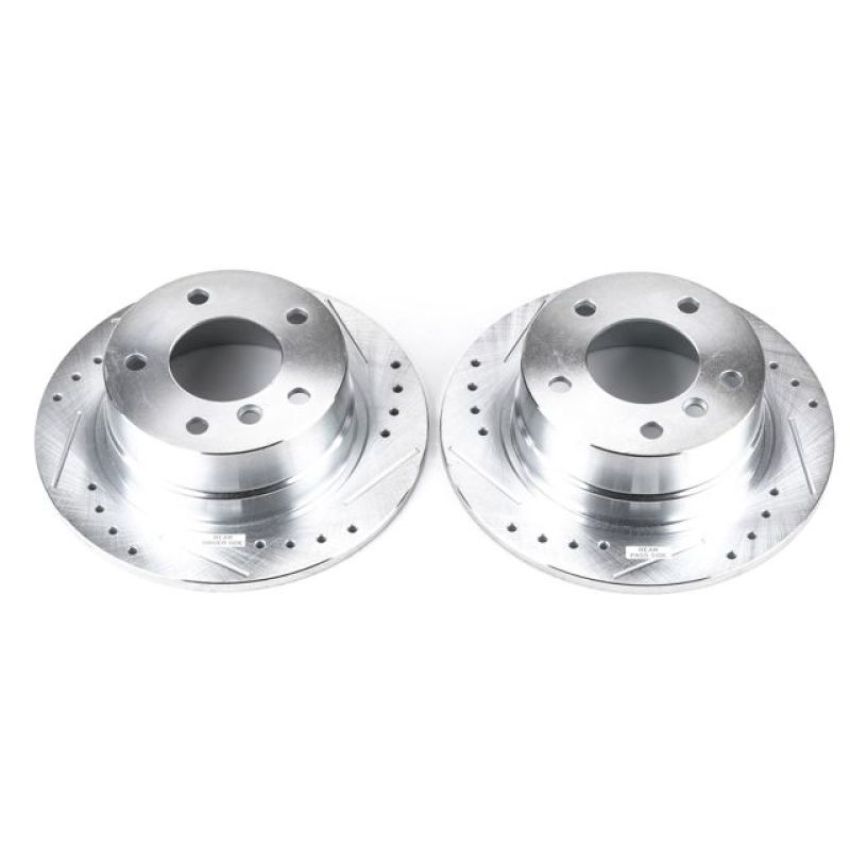 PowerStop EBR474XPR PowerStop Evolution Performance Drilled, Slotted & Plated Brake Rotor Pair