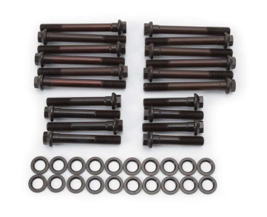 Edelbrock 8561 Head Bolt Kit for Edel Perf D-Port Pontiac Cyl Head