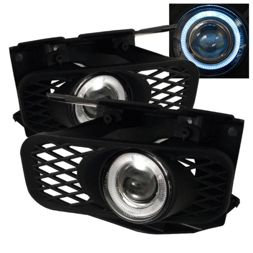 SPYDER 5021335 Halo Projector Fog Lights w/Switch - Clear