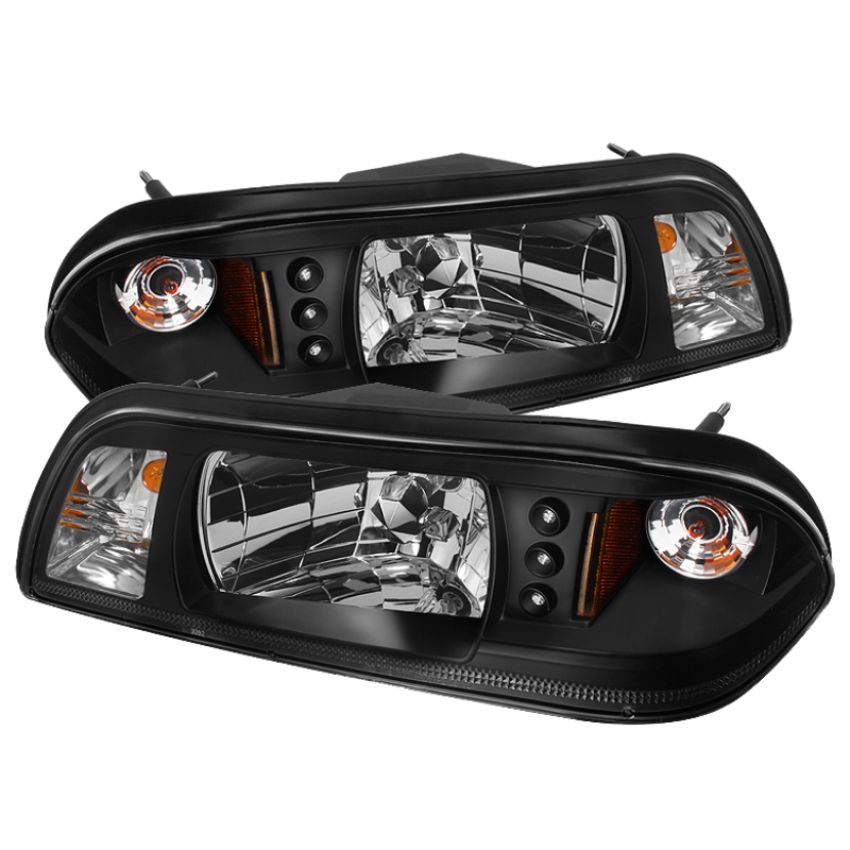 SPYDER 5012531 Crystal Headlights - Black