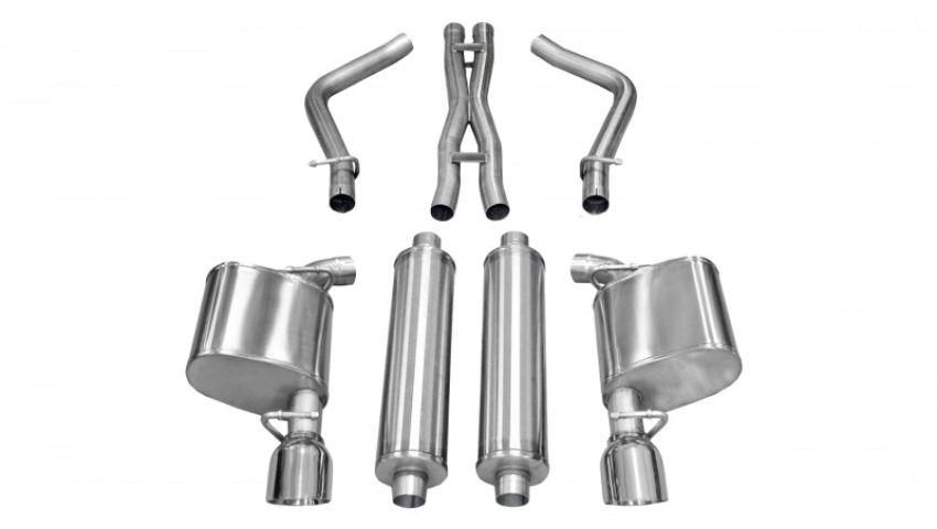 CORSA Performance 14535 Corsa 2011-2013 Chrysler 300 R/T 5.7L V8 Polished Sport Cat-Back Exhaust