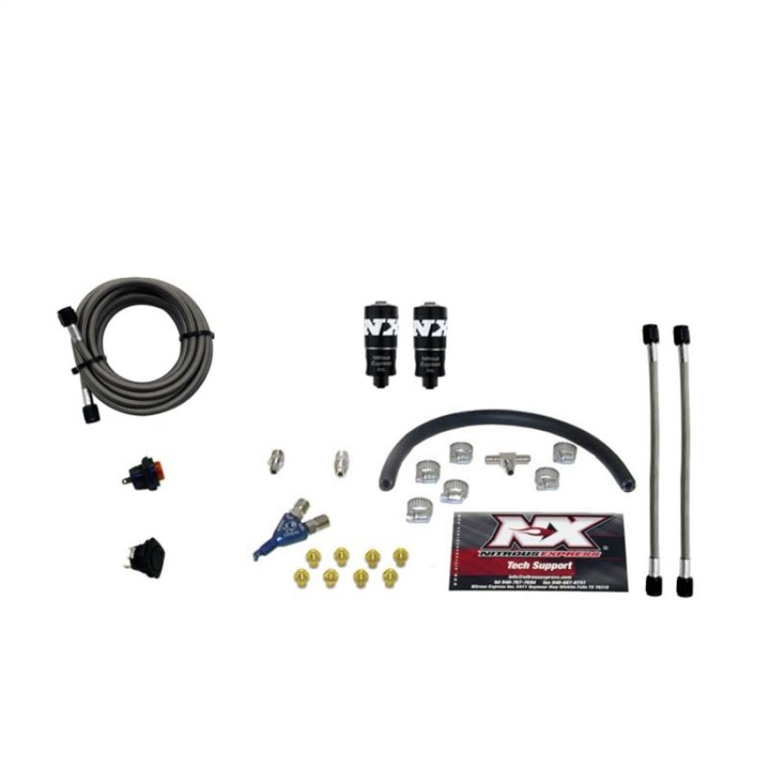 Nitrous Express 20001-00 HITMAN EFI SINGLE NOZZLE PIRANHA SYSTEM (35-50-75HP ) LESS BOTTLE