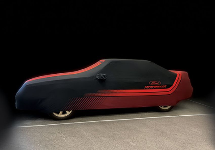 Ford Racing M-19412-FR 79-93 Fox Body Mustang Car Cover - Red