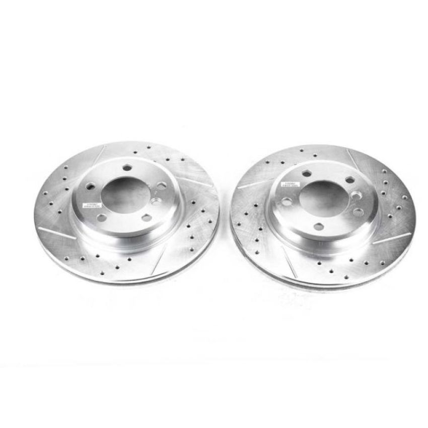PowerStop EBR630XPR PowerStop Evolution Performance Drilled, Slotted & Plated Brake Rotor Pair