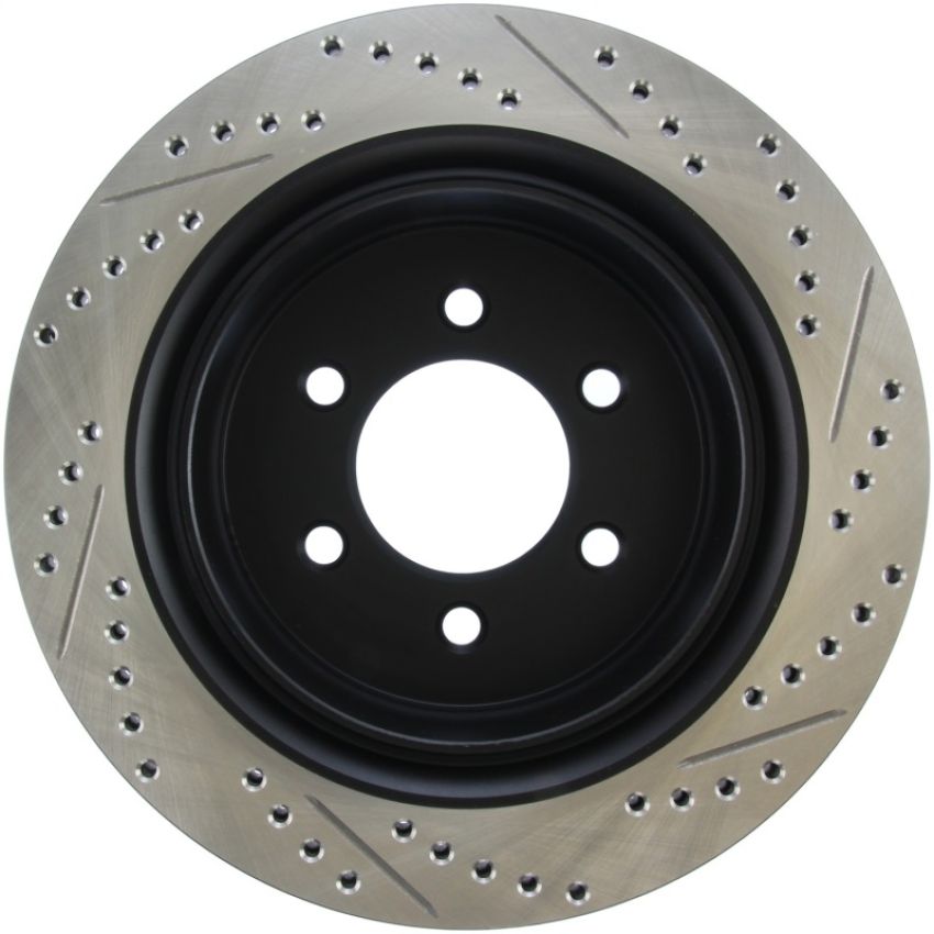 Stoptech 127.65135R Slotted & Drilled Sport Brake Rotor