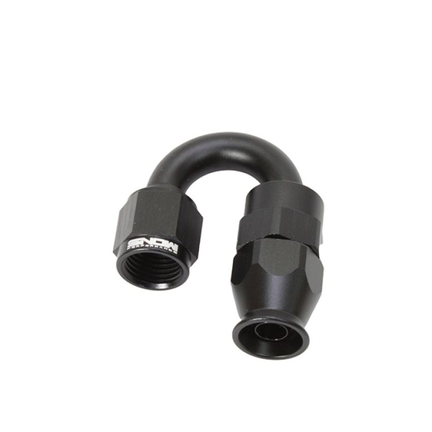 Snow Performance SNF-60618 -6 AN 180 Degree PTFE Hose End (Black)