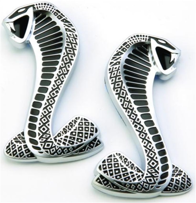 Ford Racing M-1447-C 2007-2014 Mustang Shelby SVT 'Cobra' Snake Fender Emblems