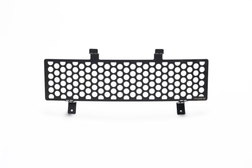 Putco 88165 11-16 Ford SuperDuty - Stainless Steel Black Punch Design Bumper Grille Inserts