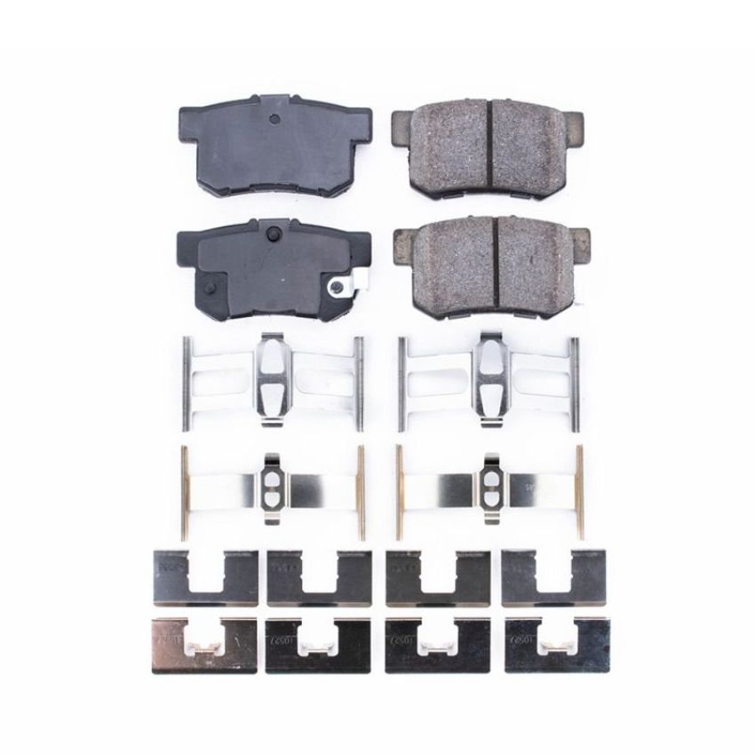 PowerStop 17-537 PowerStop - Z17 Low-Dust Ceramic Brake Pads with Hardware