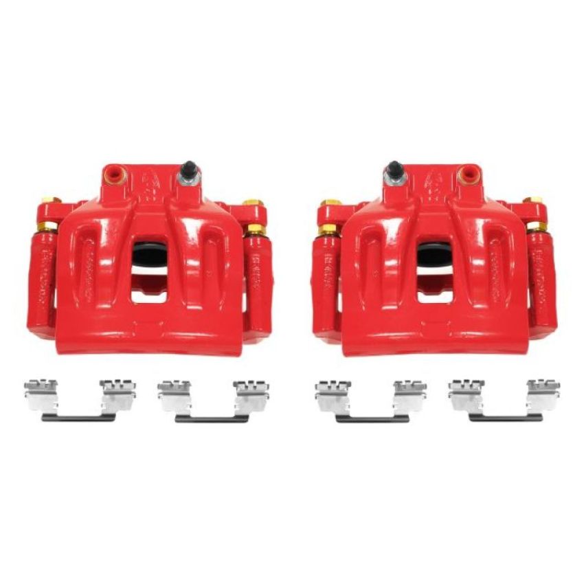 PowerStop S4968A Red Powder Coated Calipers