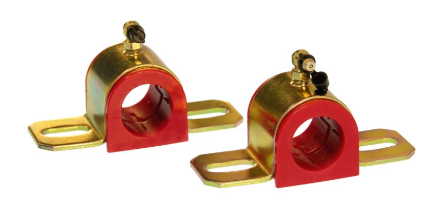 Prothane 19-1217 Universal 90 Deg Greasable Sway Bar Bushings - 29MM - Type B Bracket - Red