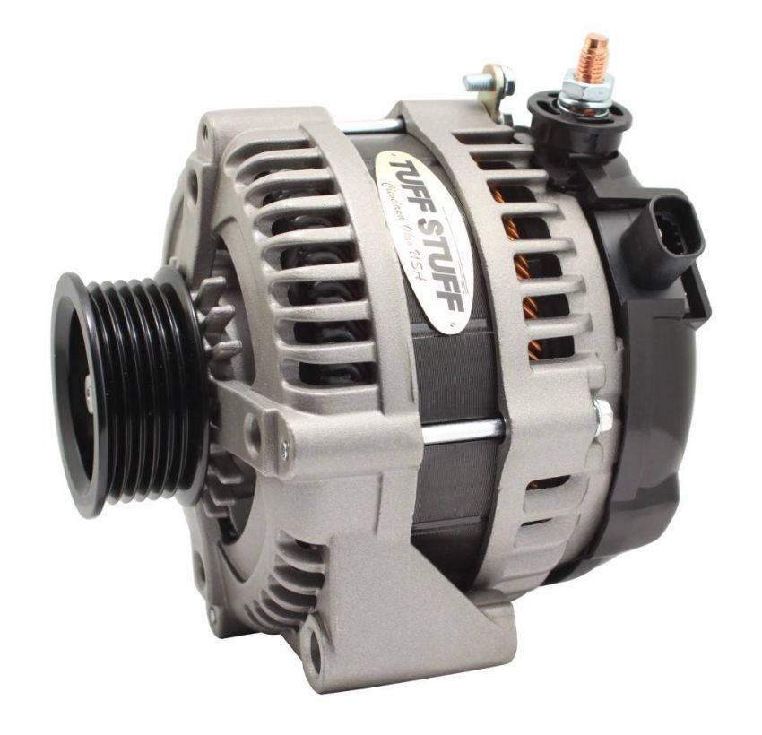 TUFF-STUFF TFS8320FC6G1W 225 MAX AMP Alternator 6-Groove 1-Wire  Cast