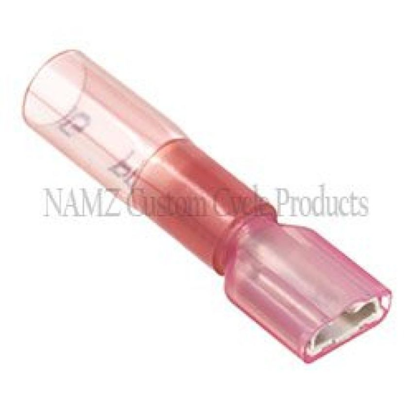 NAMZ NIS-19164-0017 Heat Sealable .25in. Female Quick Disconnect Terminals 22-18g (25 Pack)