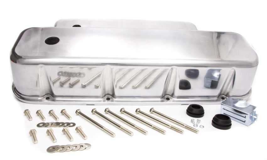 RACING POWER CO-PACKAGED RPCR6330-2 BBC Alum Tall Plain V/C Polished