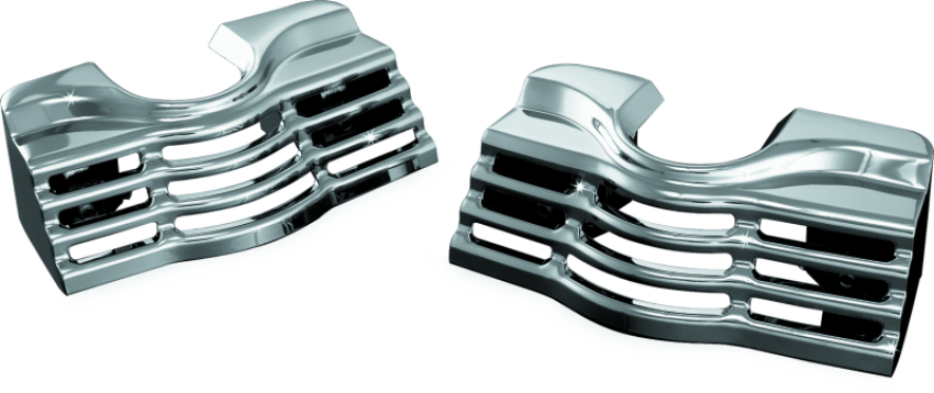 Kuryakyn 7260 Slotted Head Bolt Covers Chrome
