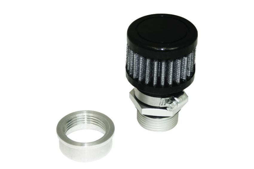 MOROSO MOR68853 Valve Cover Breather Kit U-Weld - Aluminum