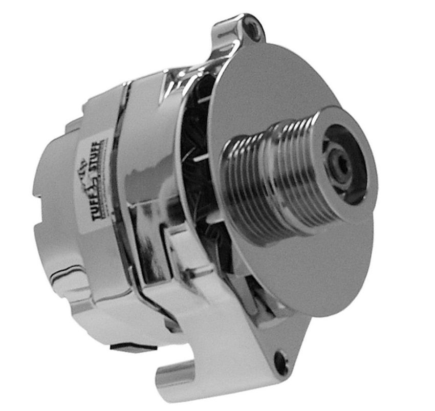 TUFF-STUFF TFS7068RD6G Ford Alternator Chrome 1 Wire 6 Groove Pulley
