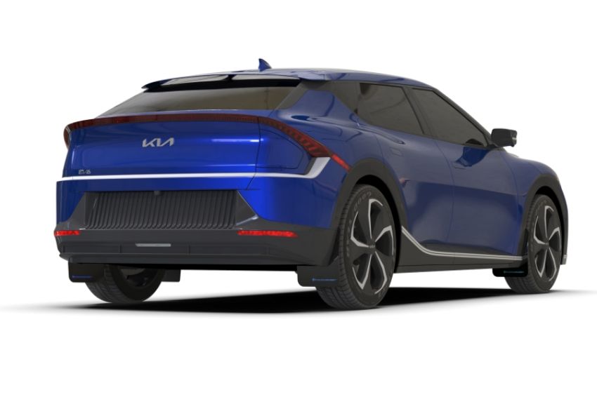 Rally Armor MF91-UR-BLK-BL Black Mud Flap/Blue Logo