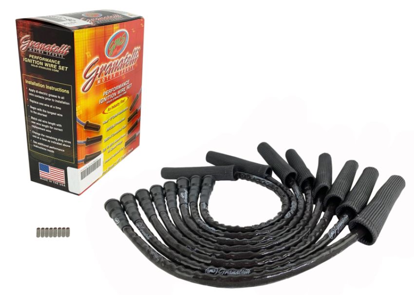 Granatelli Motor Sports 28-2116HTBB Ignition Wires And Coil On/Near Plug Connectors - Ford
