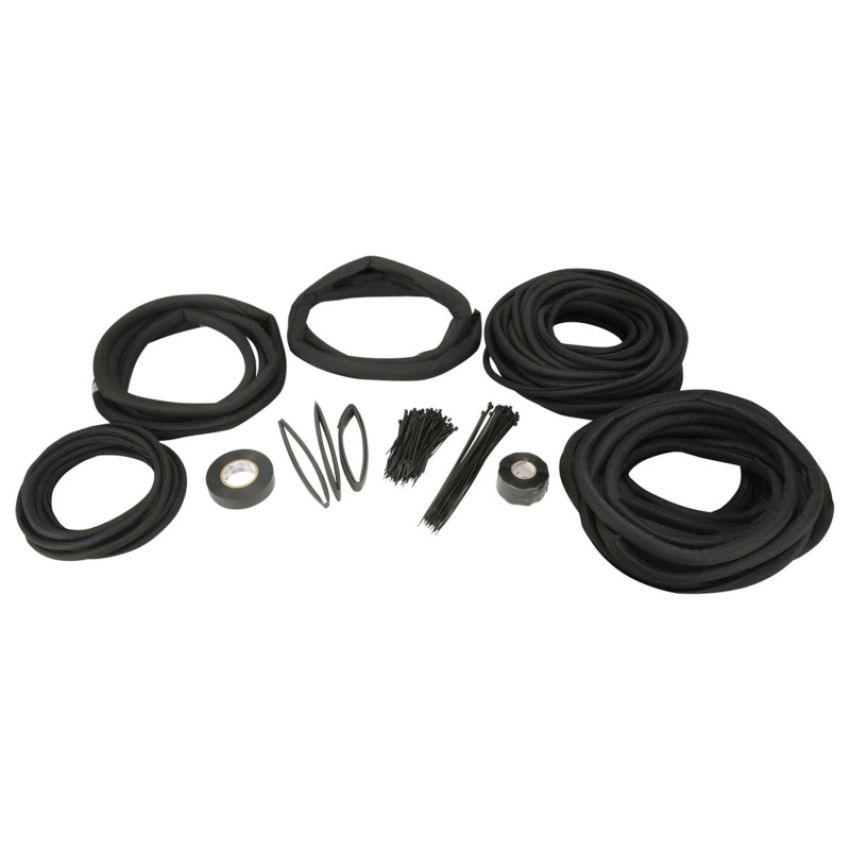 Design Engineering 10663 Easy Loom Split Wire Sleeve Master Kit Black
