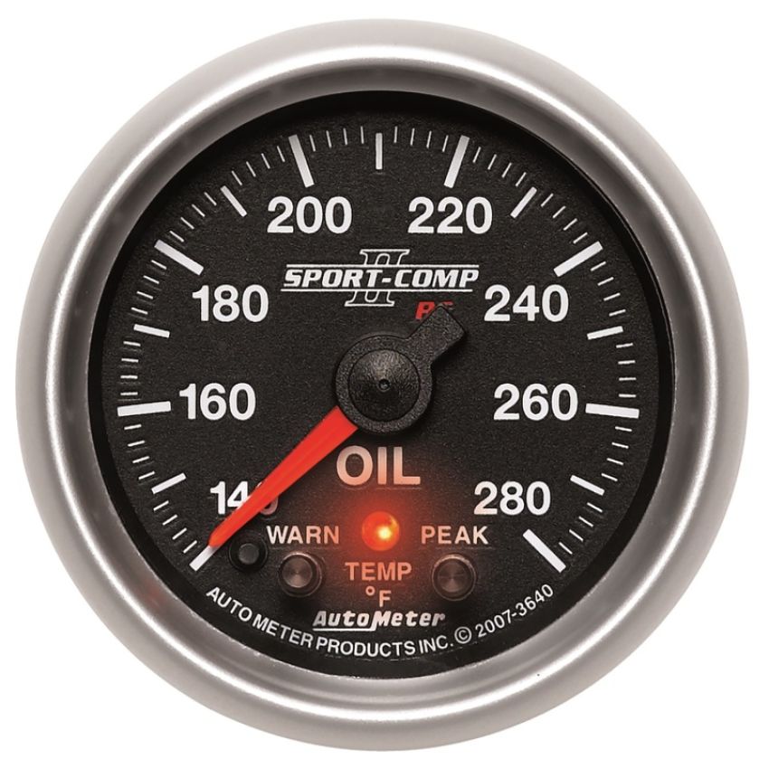 AutoMeter 3640 GAUGE, OIL TEMP, 2 1/16