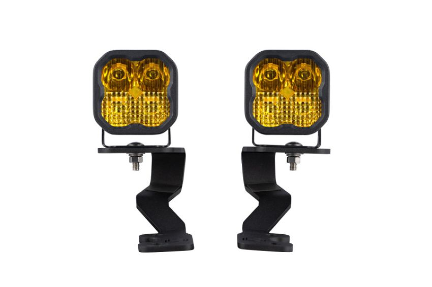 Diode Dynamics DD7396 2022 Toyota Tundra SS3 Pro Stage Series Ditch Light Kit - Yellow Combo