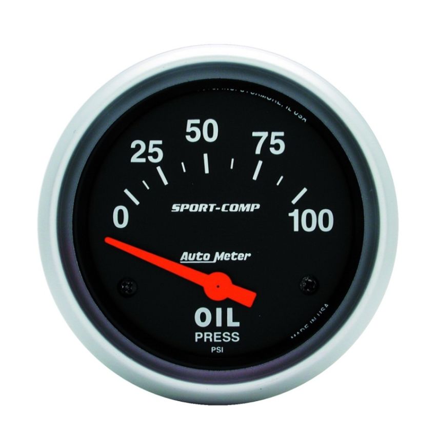 AutoMeter 3522 GAUGE, OIL PRESSURE, 2 5/8