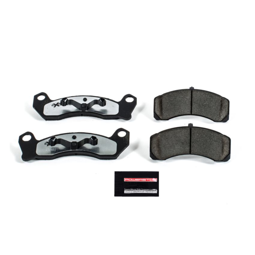 PowerStop Z26-499 PowerStop - Z26 Performance Carbon-Fiber Ceramic Brake Pads with Hardware Kit