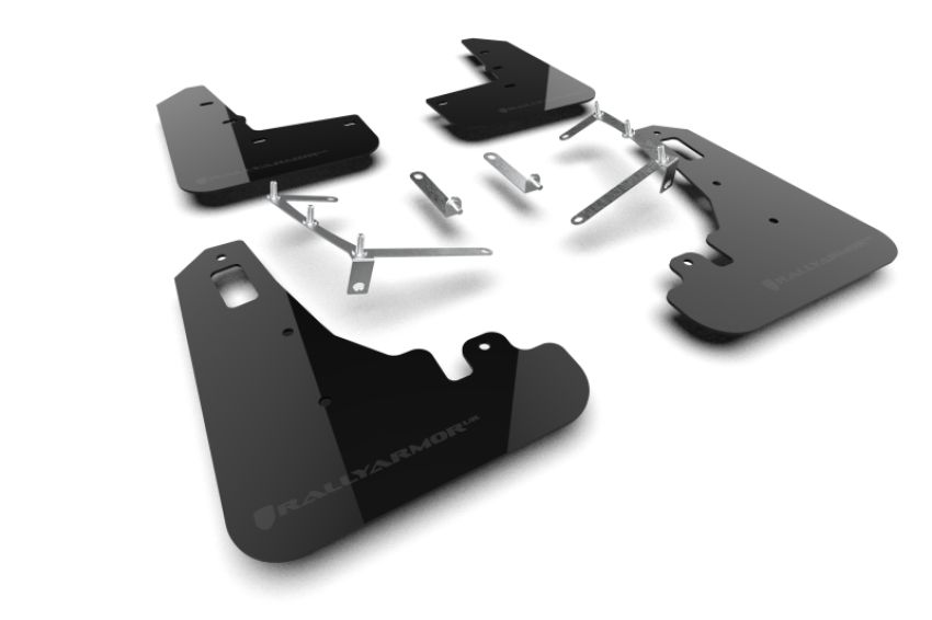 Rally Armor MF99-UR-BLK-DGRY Black Mud Flap/Dark Grey Logo