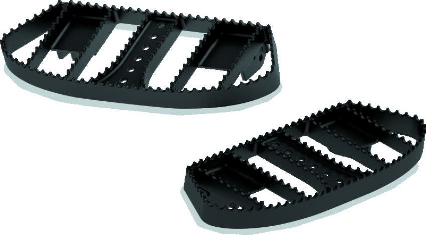 Burly Brand B13-1050B MX Floorboards - Black