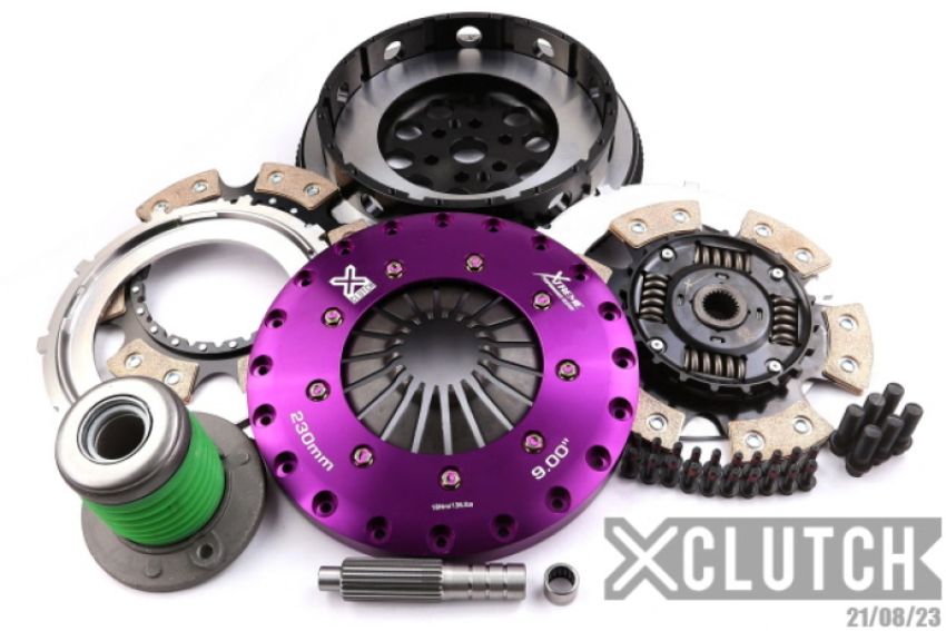 XCLUTCH XKFD23697-2B 15-23 Ford Mustang EcoBoost Premium 2.3L 9in Twin Sprung Ceramic Clutch Kit