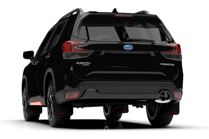 Rally Armor MF52-UR-BLK/RD Black Mud Flap/Red Logo