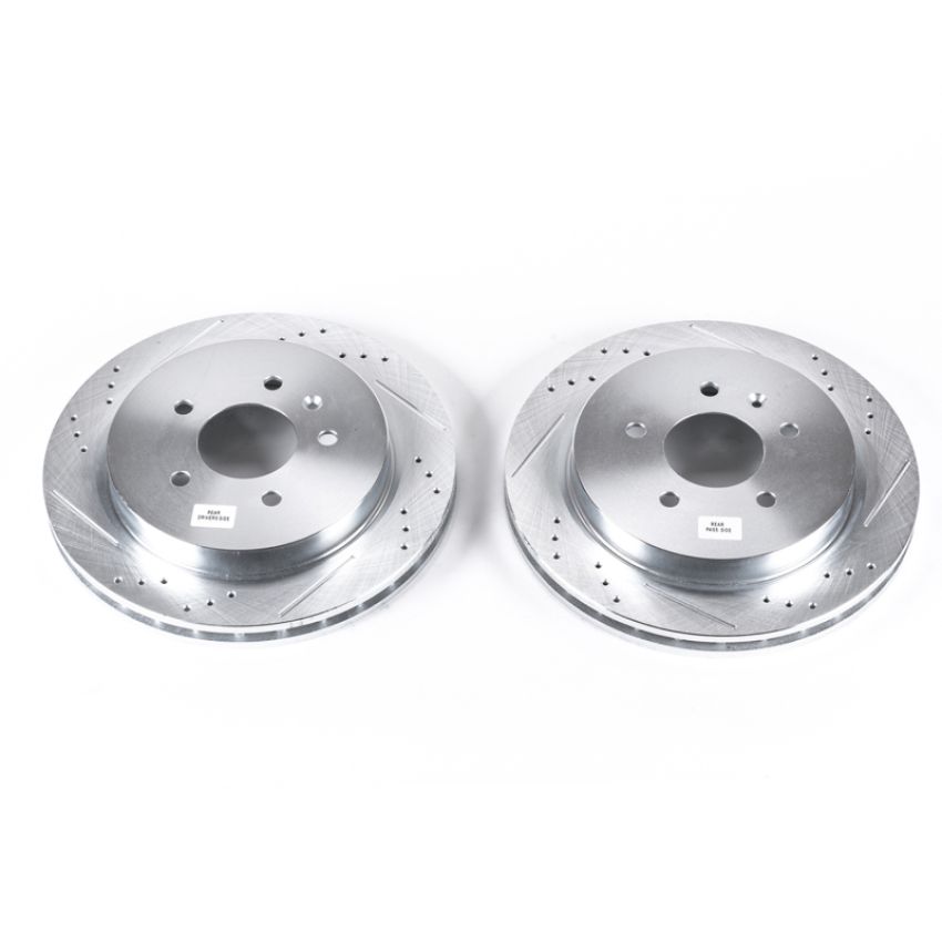 PowerStop AR82104XPR PowerStop Evolution Performance Drilled, Slotted & Plated Brake Rotor Pair
