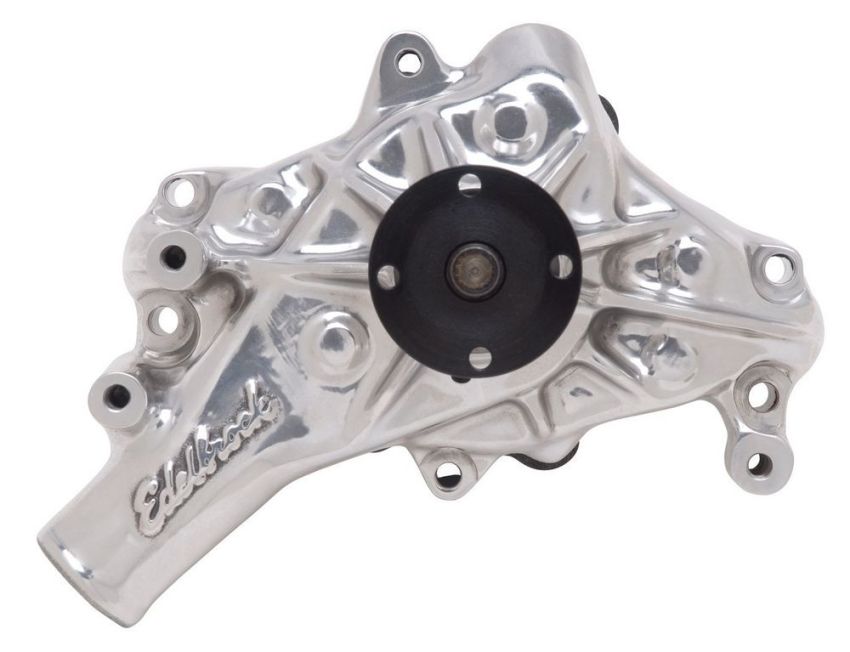 EDELBROCK EDE8821 SBC Water Pump - Long  Polished