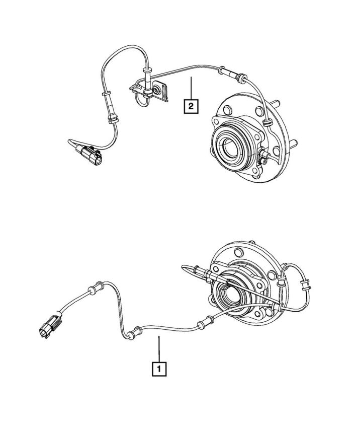 Mopar Genuine ABS Sensor 4779639AD