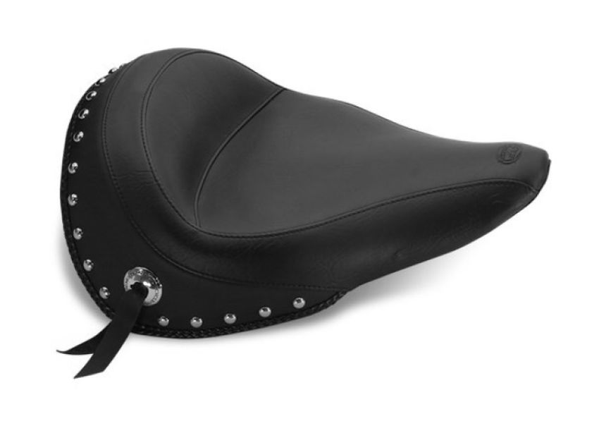 Mustang Motorcycle 75691 Mustang 14-21 Yamaha Bolt Standard Touring Solo Seat w/Studs- Black