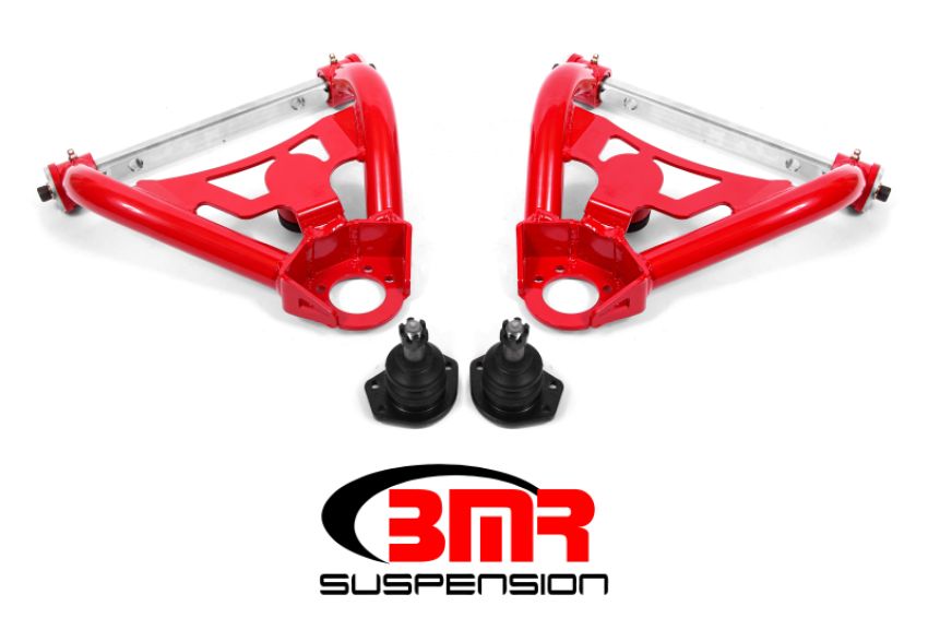 BMR Suspension AA017R A-arms, Upper, DOM, Non-adjustable, Polyurethane Bushings, Stock Spindles
