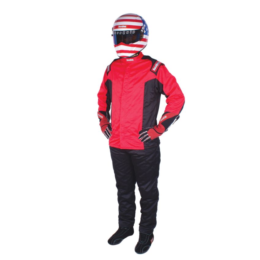 Racequip 91619159 Red Chevron-5 Jacket SFI-5 - Large