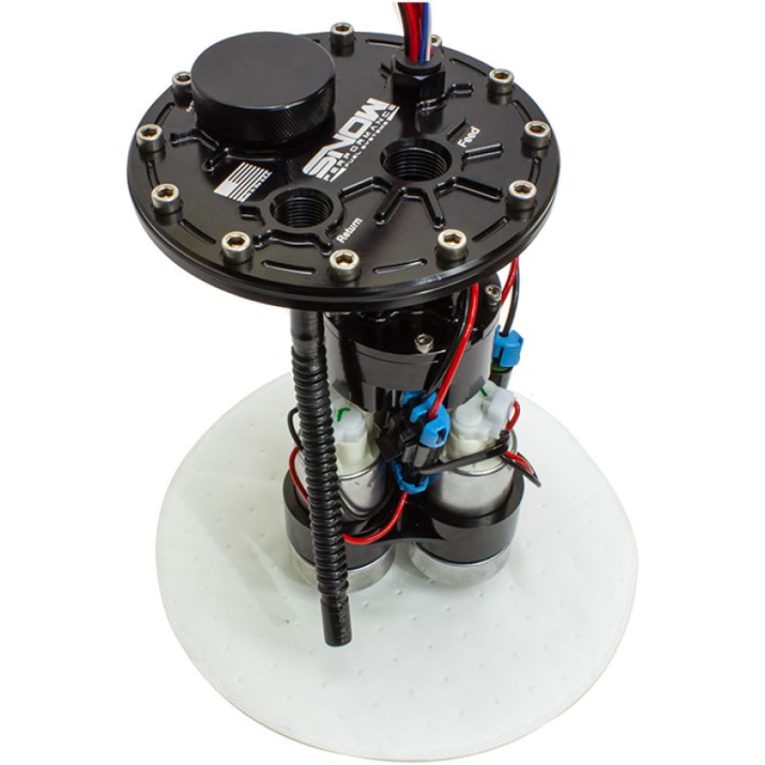 Snow Performance SNF-52900X Universal 10 Gallon, 12 Hole Fuel Cell Hat Xtreme Version (3 Pump, 3-295)