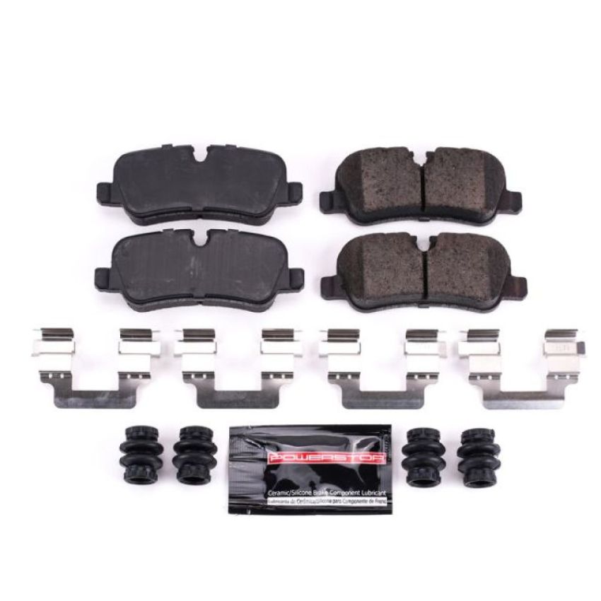 PowerStop Z23-1099 PowerStop - Z23 Daily Driver Carbon-Fiber Ceramic Brake Pads with Hardware Kit